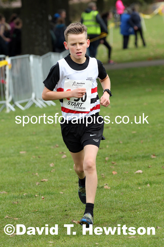Boys under-13s Northern Cross Country Relays, Graves Park, Sheffield. Photo: David T. Hewitson/Sports for All Pics